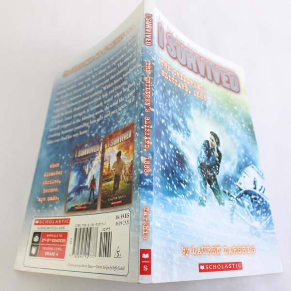 I Survived The Children's Blizzard 1888 By Lauren Tarshis 2018 Paperback