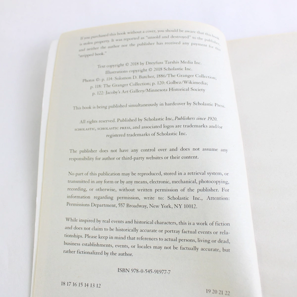 I Survived The Children's Blizzard 1888 By Lauren Tarshis 2018 Paperback