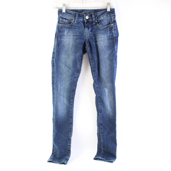 Mavi Serena Low Rise Super Skinny Blue Denim Jeans Stretch Slim Women's Small
