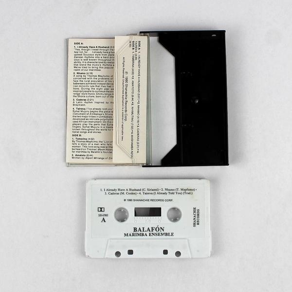 Balafon Marimba Ensemble 1990 Music Cassette Tape