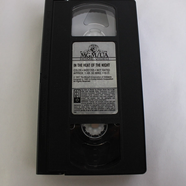 In The Heat Of The Night 1992 VHS Release MGM/UA Home Video