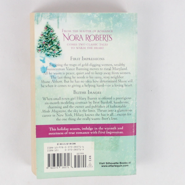 First Impressions by Nora Roberts Silhouette Novel 2008 PB With Bonus Story