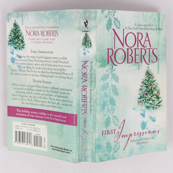 First Impressions by Nora Roberts Silhouette Novel 2008 PB With Bonus Story