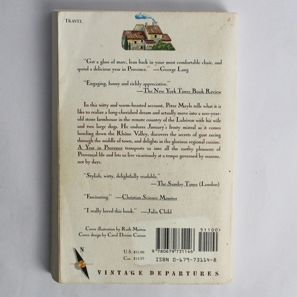 A Year in Provence by Peter Mayle 1991 Paperback
