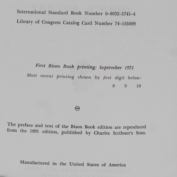 On The Border With Crook by John G. Bourke Originally Published 1891 PB 1971