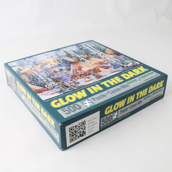 Bits and Pieces Glow in the Dark Puzzle The Bear Spirit 500 Piece 