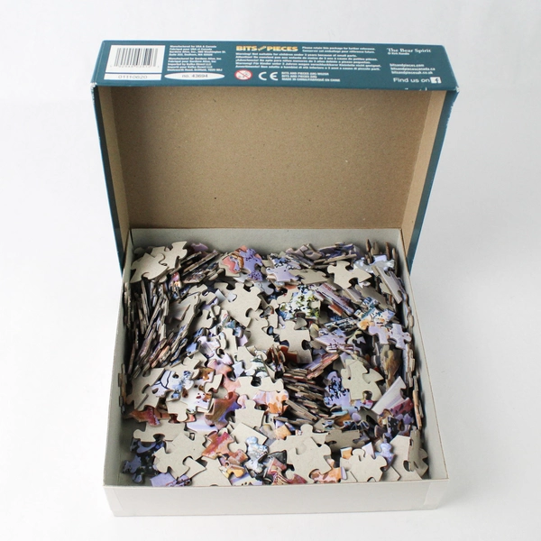 Bits and Pieces Glow in the Dark Puzzle The Bear Spirit 500 Piece 