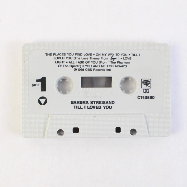 Barbra Streisand Till I Loved You Cassette Tape 1988 CBS Records