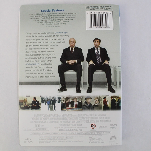 The Weather Man DVD 2005 Nicolas Cage