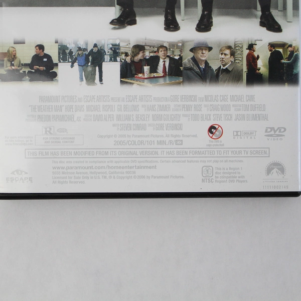 The Weather Man DVD 2005 Nicolas Cage