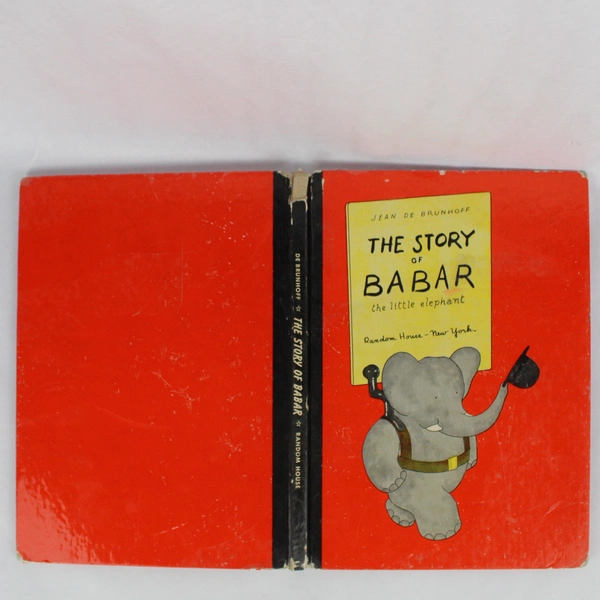 The Story of Babar by Jean De Brunhoff 1933 Hardcover Random House 1960