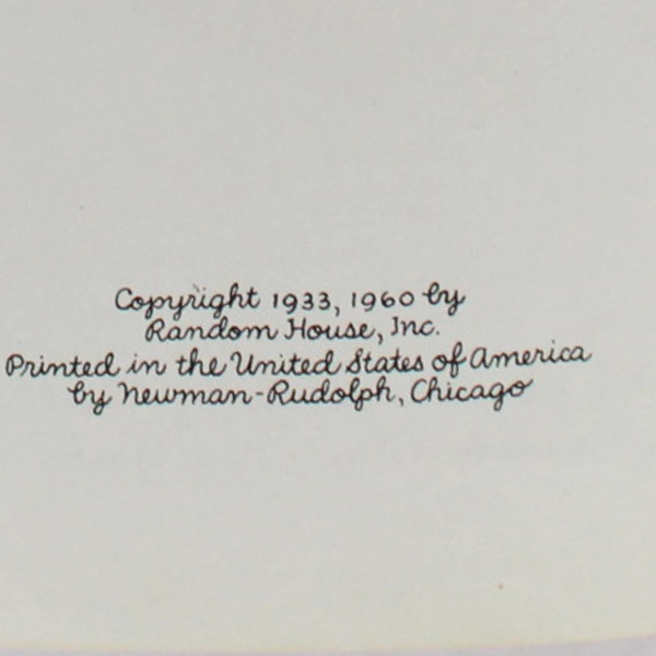 The Story of Babar by Jean De Brunhoff 1933 Hardcover Random House 1960