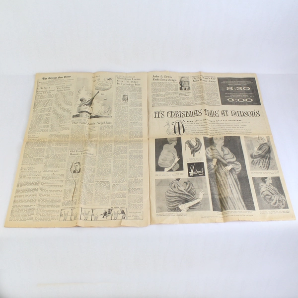 December 16 1959 The Detroit Free Press Newspaper