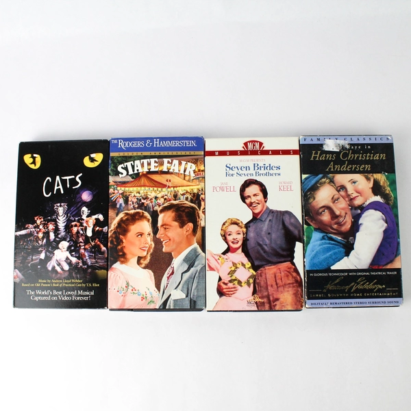 Set of 9 Musical Film VHS Tapes