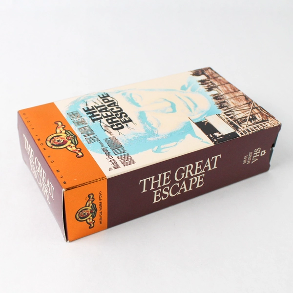 The Great Escape VHS 2 Tap Set 1988 Steve McQueen