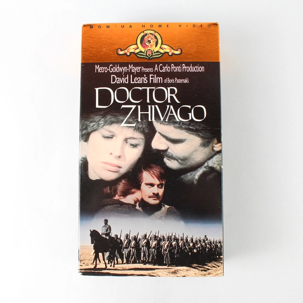 Doctor Zhivago VHS 2-Tape Set 1965 1988 Movie