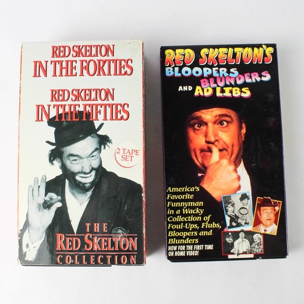 Lot of 3 Red Skelton VHS Tape Movies