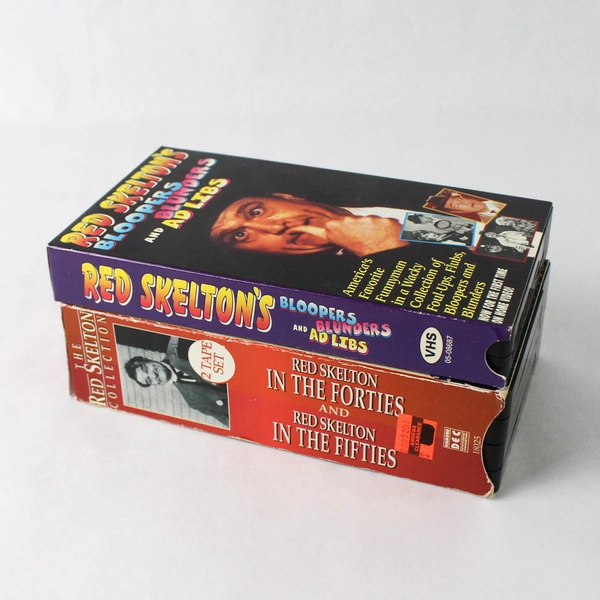 Lot of 3 Red Skelton VHS Tape Movies