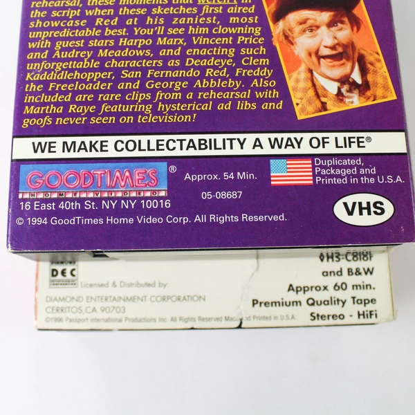 Lot of 3 Red Skelton VHS Tape Movies