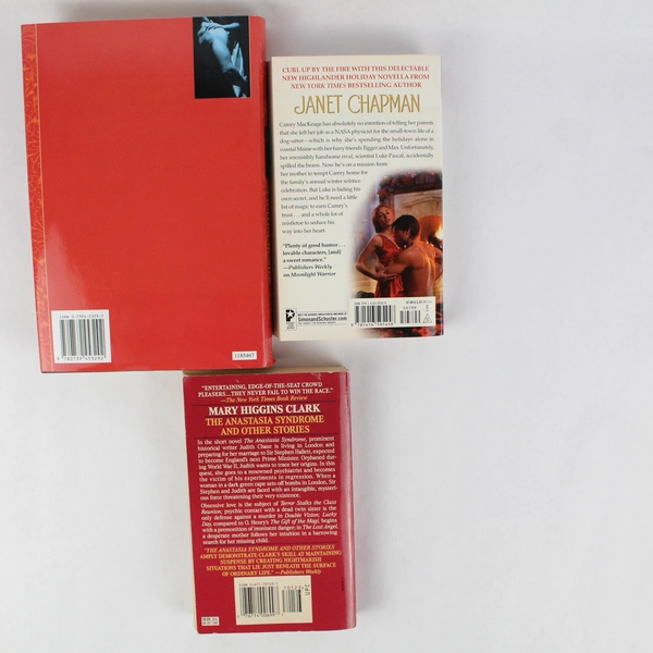 Lot Of 3 Modern Setting Romance Novels: Madeline Hunter Janet Chapman Mary Clark