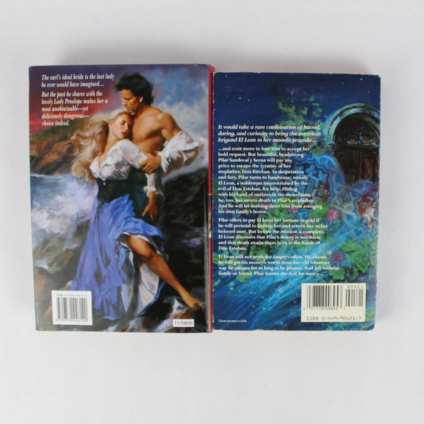 Lot Of 2 Historical Setting Romance Novels: Spanish Serenade & A Lady Of His Own