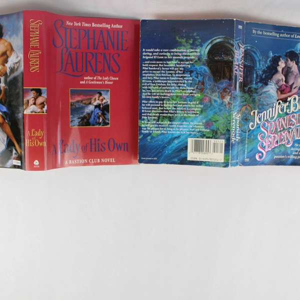 Lot Of 2 Historical Setting Romance Novels: Spanish Serenade & A Lady Of His Own