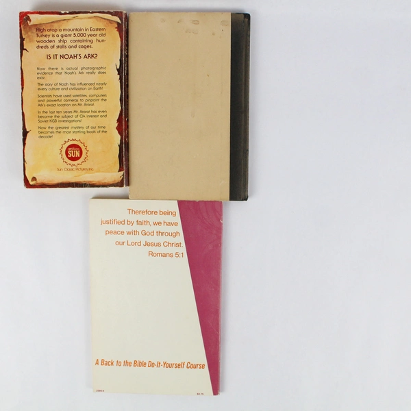 Lot of 4 Christian Religious Books: Angel Unaware In Search Of Noah's Ark