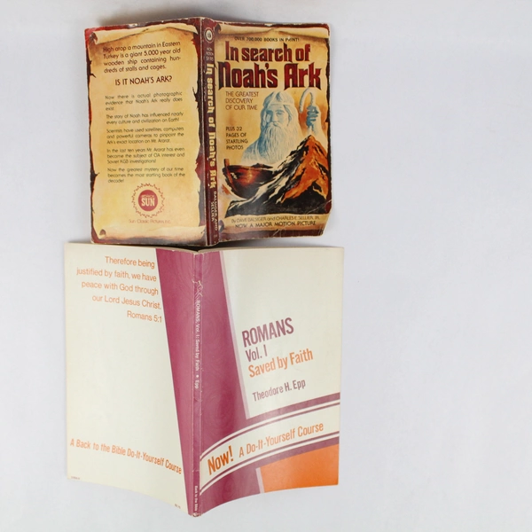 Lot of 4 Christian Religious Books: Angel Unaware In Search Of Noah's Ark