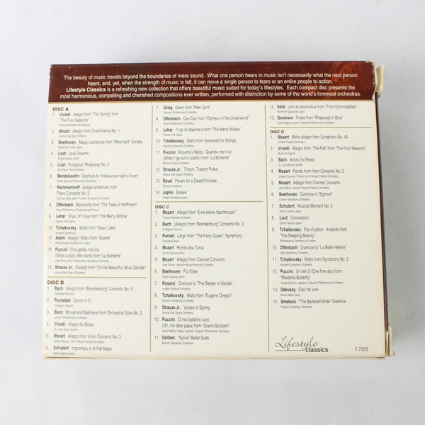 Set of 4 CD Coffeehouse Classics Vivaldi Bach Mozart Beethoven