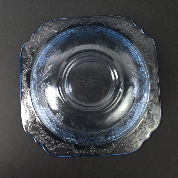 Vintage Indiana Glass Recollection Blue Soup Cereal Salad Bowl