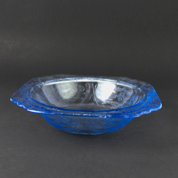 Vintage Indiana Glass Recollection Blue Soup Cereal Salad Bowl
