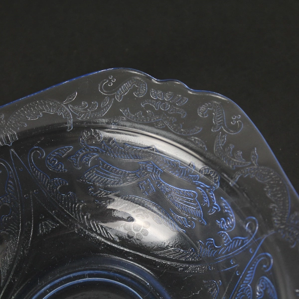 Vintage Indiana Glass Recollection Blue Soup Cereal Salad Bowl