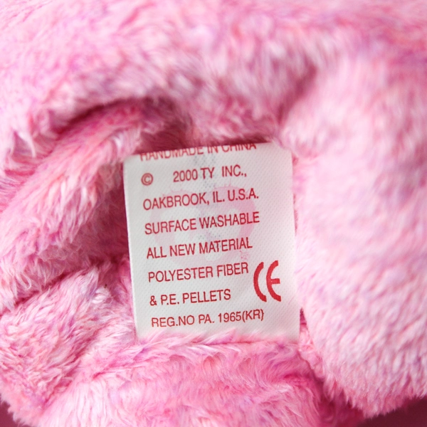TY Beanie Baby Eggs with Tag 2000 Easter Pink