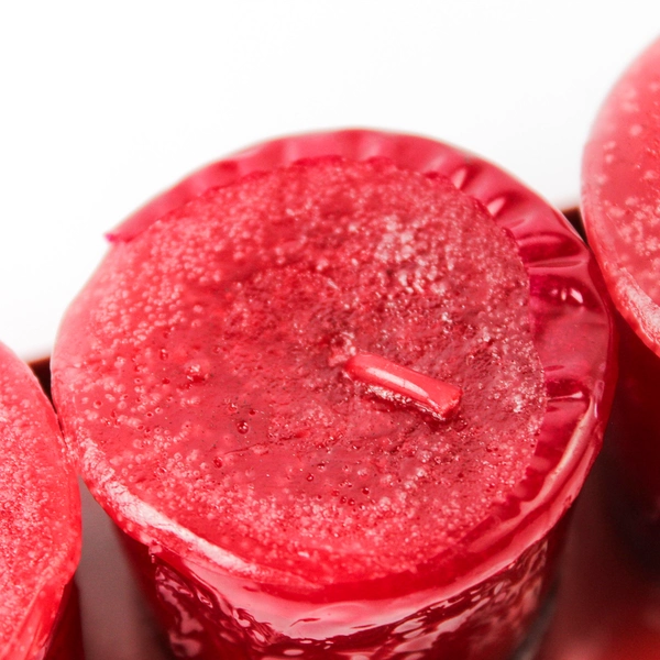 Set Of 3 Red Chesapeake Bay Candles Incense Scented Votives