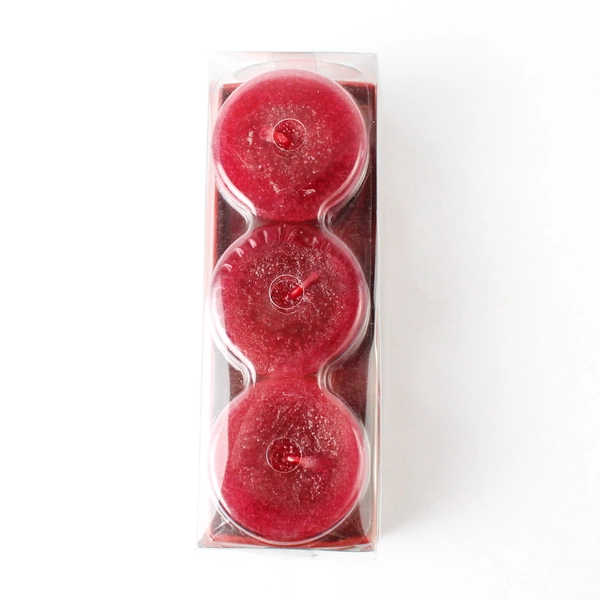 Set Of 3 Red Chesapeake Bay Candles Incense Scented Votives