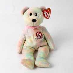 TY Beanie Baby Celebrate with Tag 2001 15th Birthday Bear