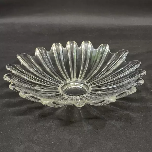 Vintage Fostoria Celestial Starburst Glass Bowl 11.25 inch
