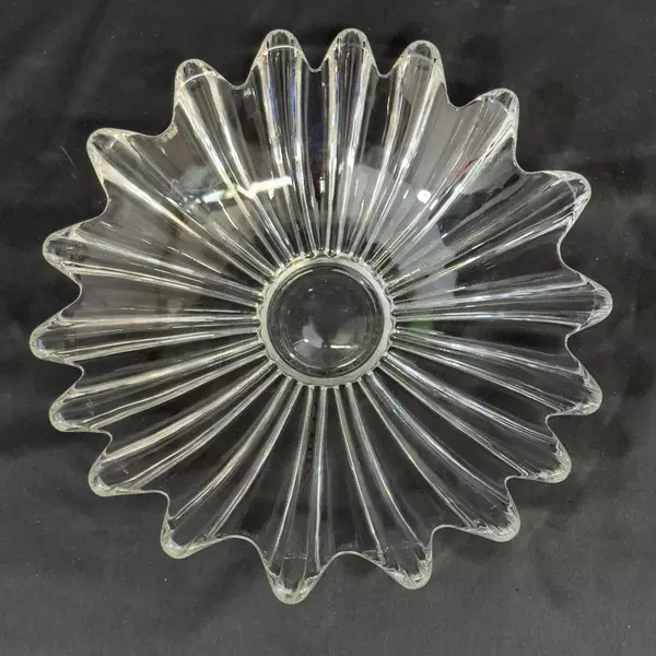 Vintage Fostoria Celestial Starburst Glass Bowl 11.25 inch