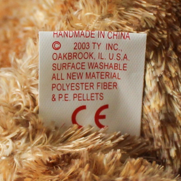 TY Beanie Baby Thank You Bear with Tag 2003