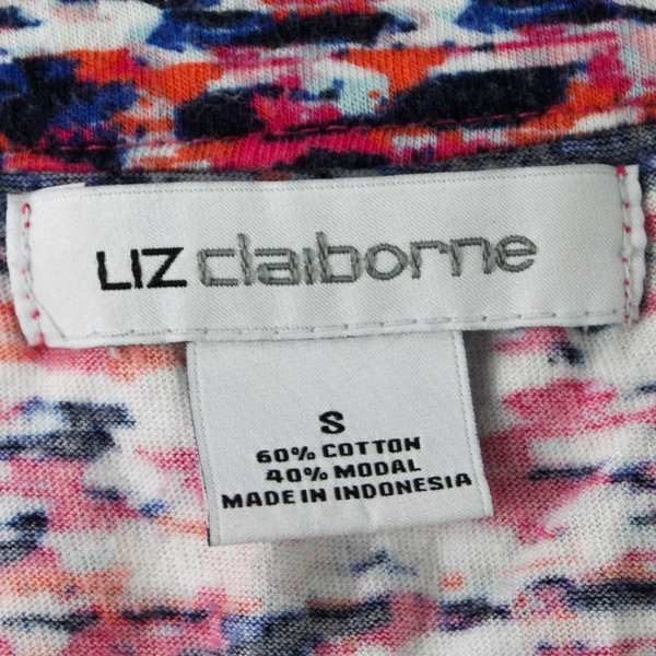 Liz Claiborne Women's Long Sleeve Multicolor Active Shirt Size Small