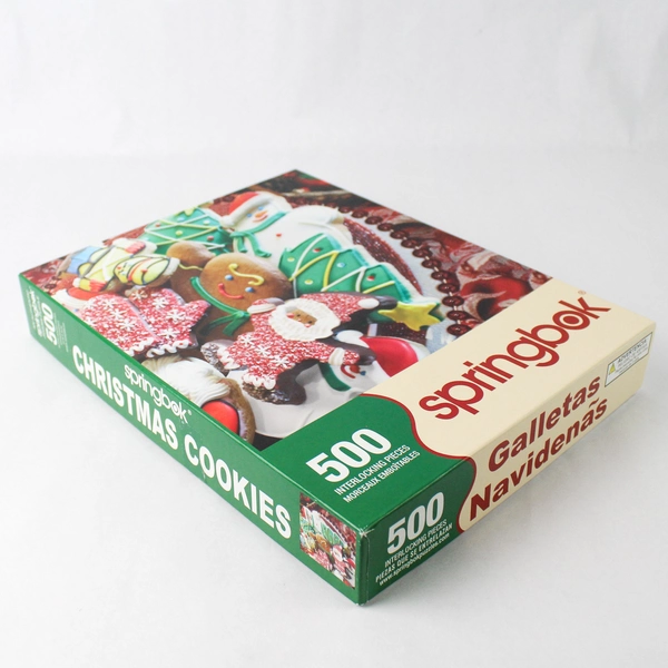 2008 Springbok 500 Piece Jigsaw Puzzle John Wikes Studio Christmas Cookies