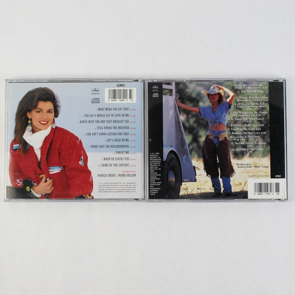 Lot of 2 Shania Twain CD Country Music The Woman In Me