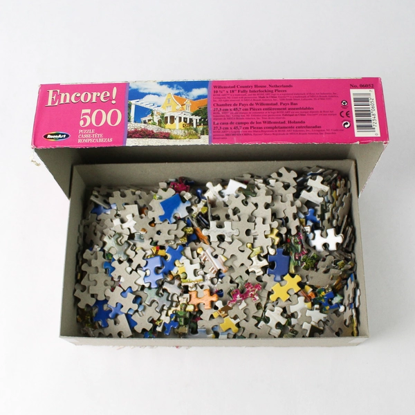 Encore Rose Art 500 Piece Jigsaw Puzzle Willemstad Country House