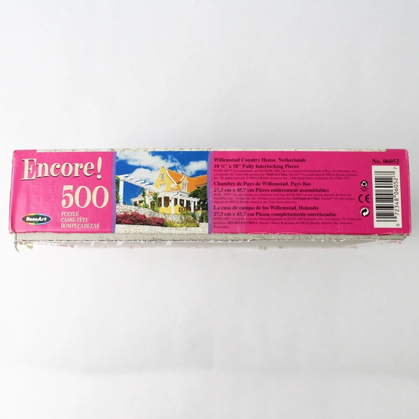 Encore Rose Art 500 Piece Jigsaw Puzzle Willemstad Country House