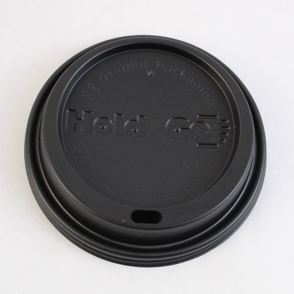 Sysco Classic Plastic Hot Cup Lids Black 10 Packs of 100 Unopened & 47 Open Pack