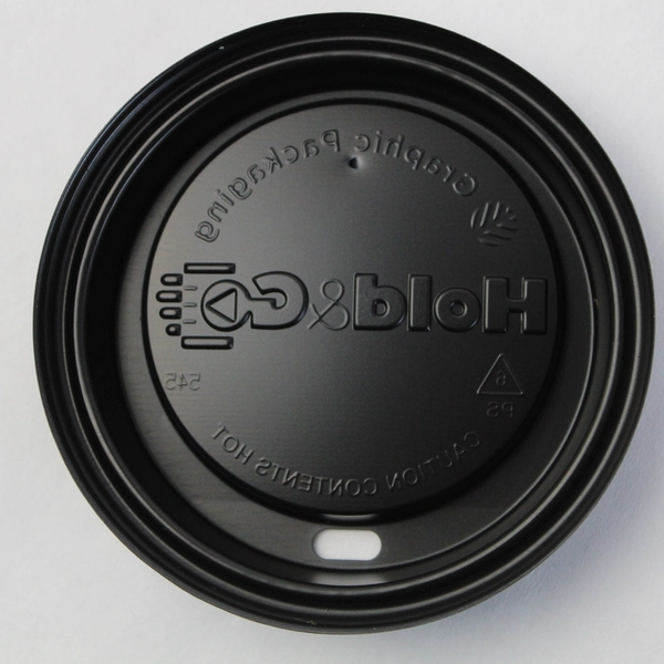 Sysco Classic Plastic Hot Cup Lids Black 10 Packs of 100 Unopened & 47 Open Pack
