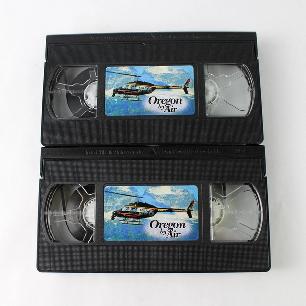 Lot of 2 Koin 6 News Oregon by Air: The Columbia The Far Country VHS Tape