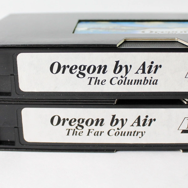 Lot of 2 Koin 6 News Oregon by Air: The Columbia The Far Country VHS Tape