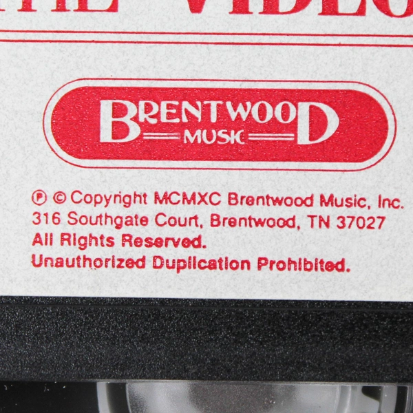 Smoky Mountain Hymns: The Video VHS Tape Brentwood Music