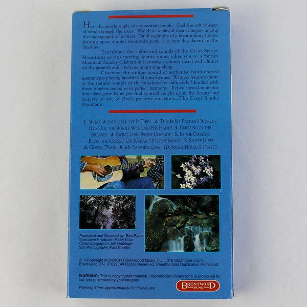 Smoky Mountain Sunday VHS Tape Brentwood Music